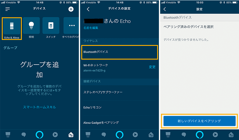 echo bluetooth