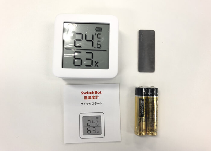 SwitchBot温度湿度センサー設定方法